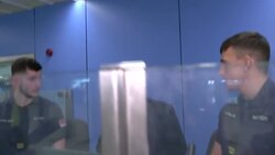 Ben Wallace visiting Manchester Airport border control News Clip