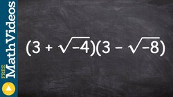 Multiplying two binomials using the number and foil to simplify our expression Instructional Video