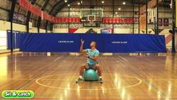 Exercise ball - Sit & catch Instructional Video