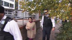 Home Secretary Priti Patel joins the Met Police on a covid enforcement patrol News Clip