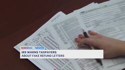 IRS warns taxpayers about fake refund letters as filing deadline looms News Clip