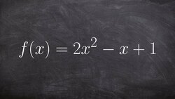 solving by completing the square by factoring out a two Instructional Video