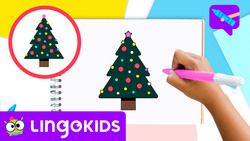 How to draw a Christmas Tree Instructional Video