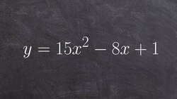 Solve by factoring when a is greater than one Instructional Video