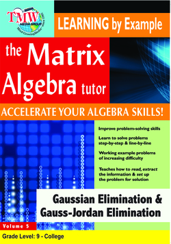 Gaussian Elimination & Gauss-Jordan Elimination Instructional Video