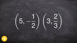 Find the slope between two points with fractions Instructional Video