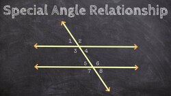 Lines and a Transversal - How To Label Special Angle Relationships Instructional Video