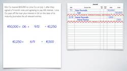 Ch7. Video 16 - Notes Receivable example Instructional Video