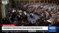 Congress certifies Trump's Electoral College victory News Clip