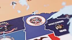 Minnesota from USA States Stock Footage