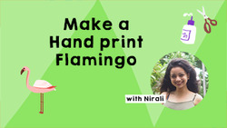 DIY Flamingo Hand Print Instructional Video