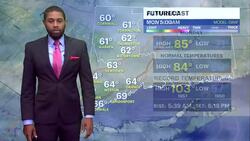 Sun and clouds today, chance for late afternoon/evening thunderstorm News Clip