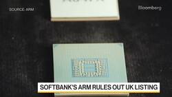 SoftBank's Arm Rules Out UK Listing for Now, Focused on US IPO News Clip
