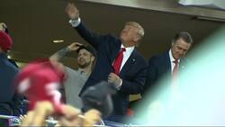 Trump smiles during World Series boos Instructional Video