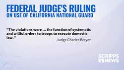 California National Guard ruling may foreshadow battles in Chicago, Baltimore News Clip