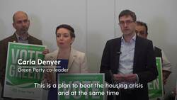 Green Party calls for rent controls in local elections launch News Clip