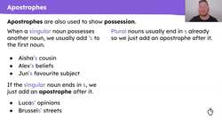 Apostrophes and speech punctuation revision Instructional Video