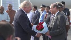 INDIA: British Prime Minister Boris Johnson begins his two-day visit to India. News Clip
