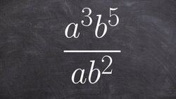 How to simplify using division of monomials Instructional Video