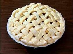 How To Make a Lattice Top For a Pie Instructional Video