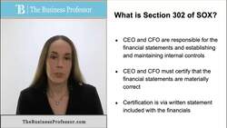 Understanding Section 302 of the Sarbanes-Oxley Act Instructional Video