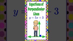 Equation of a Perpendicular Line | HS.G-GPE.B.5 Instructional Video