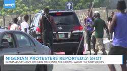 Witnesses Report Soldiers Firing At Nigerian Protesters News Clip