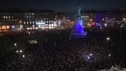 Anti-Semitism rally in France News Clip