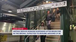 Amtrak service remains suspended between Penn Station and New Haven; service expected to be restored at 2 p.m. News Clip