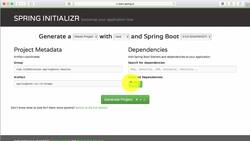 Master Java Web Services and REST API with Spring Boot- Step 3: Using Spring Initializr to create Instructional Video