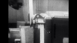 Machine Monitoring Viewing Habits of Television Audience Stock Footage