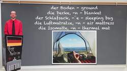 How to Talk About Camping in German - German Learning Tips #47 - Deutsch lernen Instructional Video