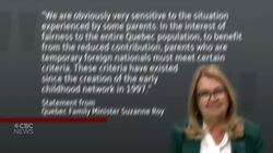 Hundreds of Quebec children could lose subsidized daycare spots over eligibility confusion News Clip