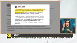 Pete Hegseth dismisses questions over firing of General C Q Brown News Clip