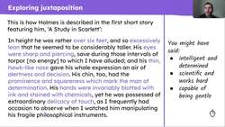 Contrasting characters: using juxtaposition Instructional Video