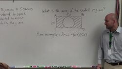SAT ACT Prep What is the area of the shaded region Instructional Video