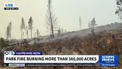 Park Fire grows to 389k acres as high temps drive fire risk across the US West News Clip