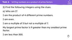 Checking and securing understanding of prime factorisation Instructional Video