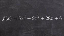Determining the rational zeros by applying the rational zero test Instructional Video