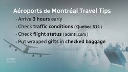 Worried about traffic at Montreal’s airport? Here are some tips for holiday travellers News Clip