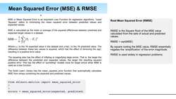 Practical Data Science using Python - Regression Models and Performance Metrics Instructional Video