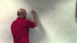 Learn how to solve for radius r in the formula for circumference of a circle Instructional Video