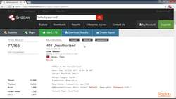 Explain web security : Shodan for scanning Instructional Video