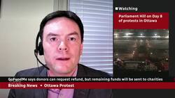 GoFundMe says it will not release any more funds to the 'Freedom Convoy' News Clip