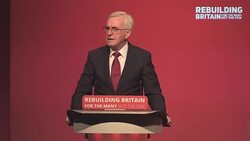 McDonnell invites Tories to call a general election Stock Footage