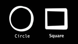 Learn English Words: Circle/Square Instructional Video