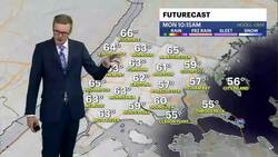 STORM WATCH: Gloomy and cool today in The Bronx; tracking heavy rain late Monday News Clip