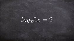 Solving an equation by transferring a logarithm to exponential Instructional Video