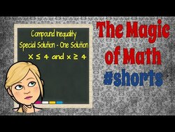 One Solution Compound Inequalities Instructional Video