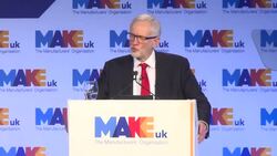 Jeremy Corbyn speaking at the 2019 National Manufacturing Conference part 5 News Clip